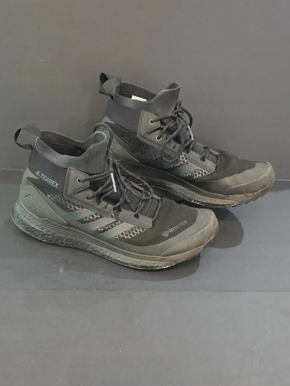adidas Terrex Men's Black Trail Sneakers with Gore-Tex Size 10